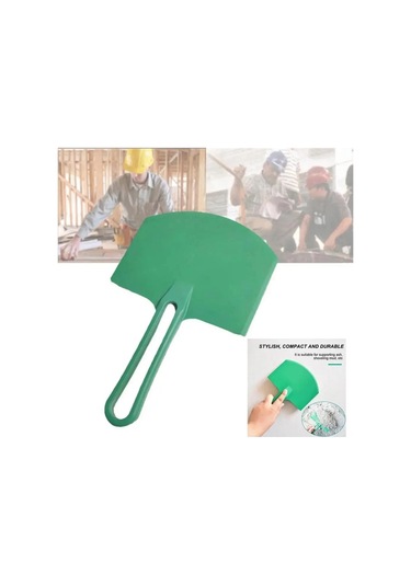 1/2 Kavisli Namlu Şekilli Mala Macun Bıçağı Sıva Mala Alçıpan Çok Renkli