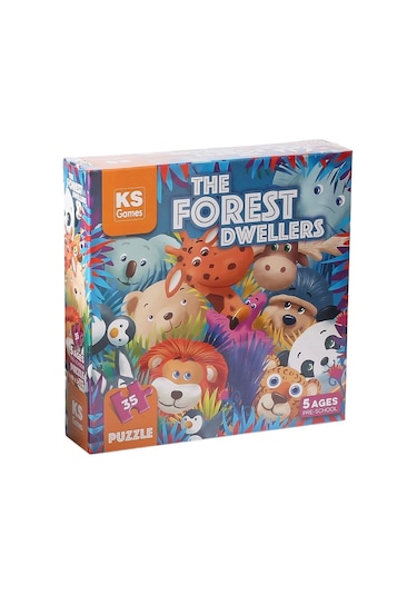 Prs 32713 The Forest Dwellers 35 Parça Puzzle -Ks Puzzle
