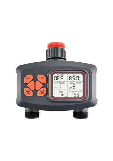 Tongxida Bahçe Hortumu İçin Akıllı Yağmurlama Zamanlayıcısı 2 Çıkışlı Büyük Lcd Çim İçin Damla Sulama Seti 57943249