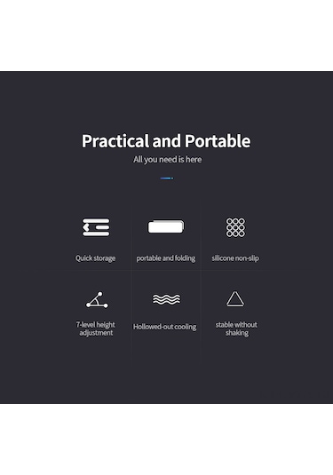 Yuntech01 11-17 İnç Dizüstü Bilgisayar Ve Tablet Ayaklığı - 6 Seviye Yükseklik Ayarlı, Katlanabilir Soğutma Ve Yüksekleyici Masaüstü Stant Pembe