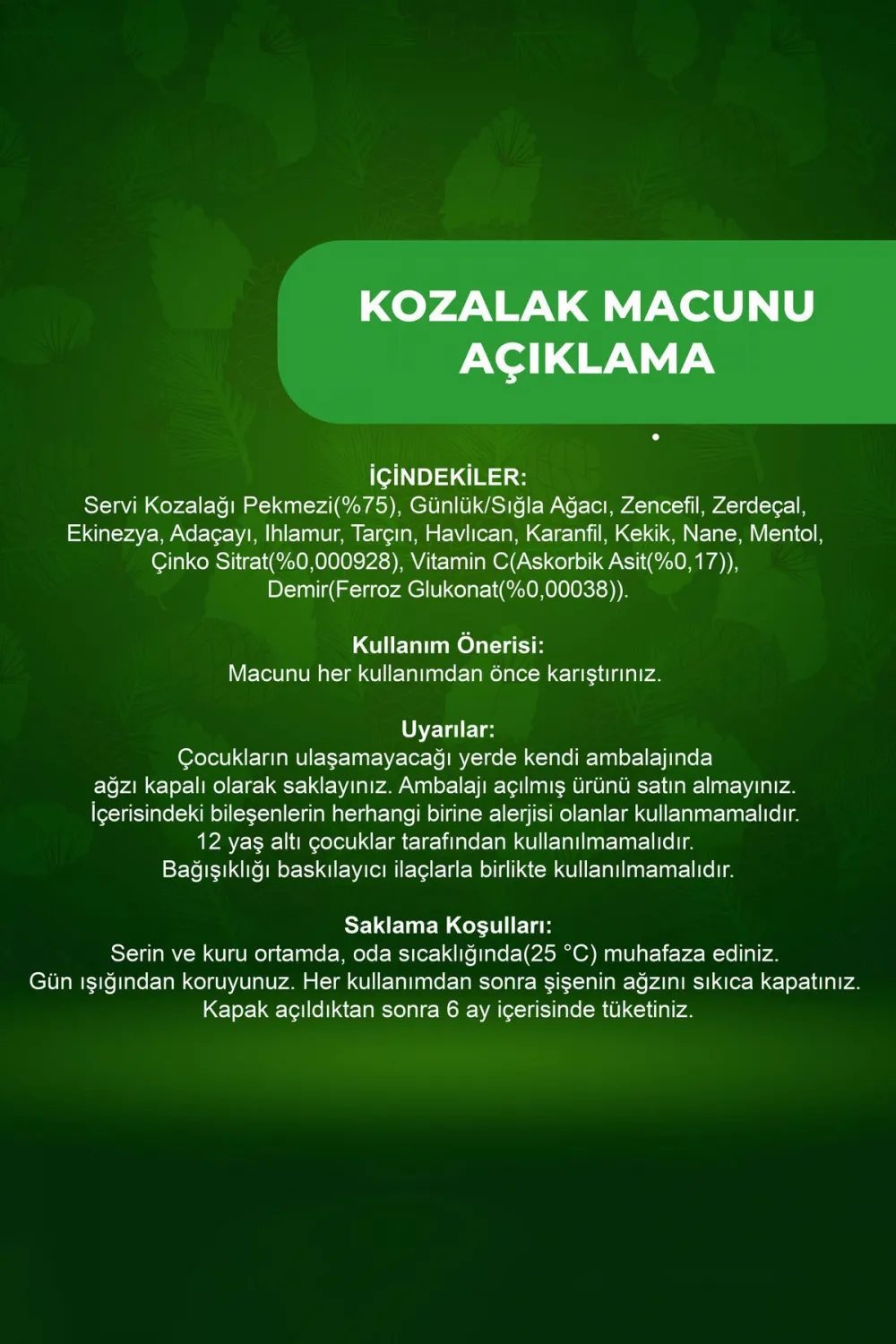 Vhp Kozalak Macunu 230 Gr.