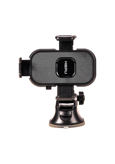 Hepu Hp-a01 Vantuzlu Araç İçi Telefon Tutucu Siyah