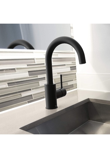 Sardıcı Vermilion Serisi Lavabo Bataryası Siyah