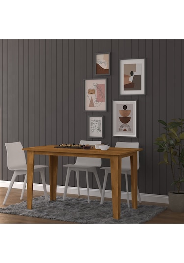 Yemek Masası Ym-01 Petra Kahverengi