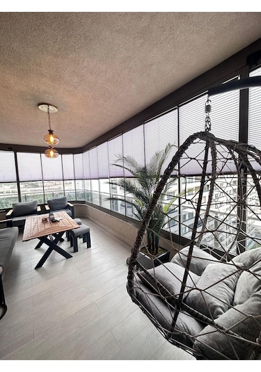 Perdema Kancalı/vidalı Jalvolin Plise Cam Balkon Perdesi - Ofis Perdesi - Mutfak Perdesi - Salon Perdesi Beyaz