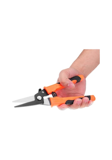 Cc Globall Tool 8 Inç Havacılık Kalay Snips Ağır Hizmet Sac Kesim Çok Amaçlı Makas Kesme Pensesi El Aleti - Düz