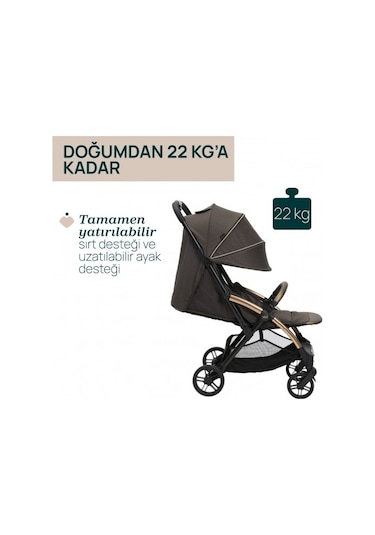 Chicco Goody Xplus Bebek Arabası - Bronze Lızard CHICCO.146 Kahve