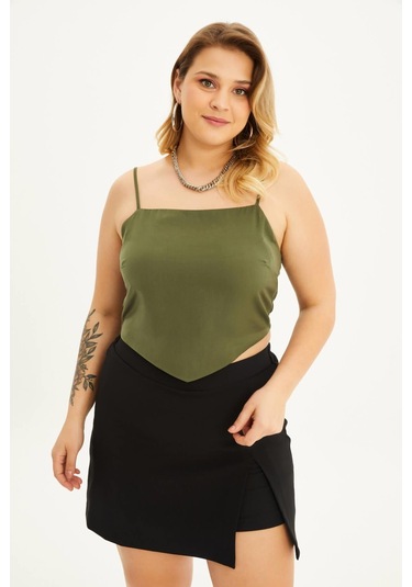 İp Askılı Gipeli Top - Haki