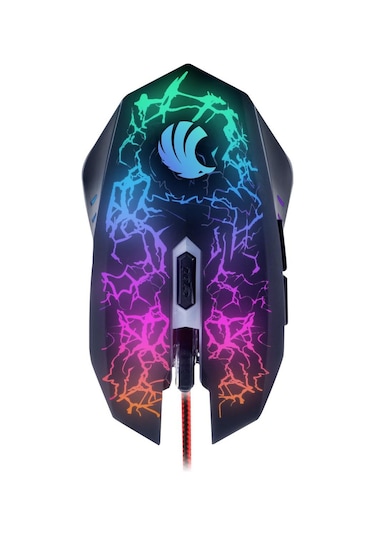 Polosmart PGM25 Kablolu Gaming Mouse & Mouse Pad Kırmızı