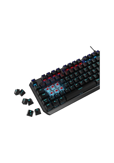 GamePower Overlord 60M Kırmızı Switch 88 Tuş Türkçe Q Mekanik Oyuncu Klavye