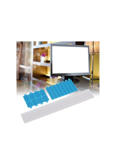 Lemestar Bilgisayar Ve Dizüstü İçin Gizlilik Ekranı Değişim Seti - Plastik Kaydırmalı Tutucular, 5 Adet Yapıştırıcı Şerit Ve 10 Adet Etiket