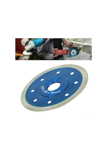 Geeksen Elmas Kesici Disk, 105mm Çap, Yüksek Hızda Seramik Ve Kiremit Kesimi İçin İdeal