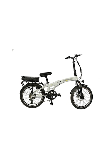Roxform Venüs 20" Elektrikli Bisiklet Şehir İçi Kullanım İçin İdeal, Uzun Menzil E-bike Beyaz
