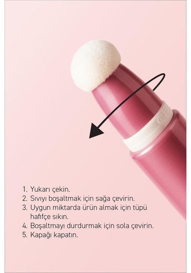 Alix Avien Yoğun Pigmentli E Vitaminli Mat Bitişli Kremsi Likit Allık - Liquid Blusher 02 Elegant Pink