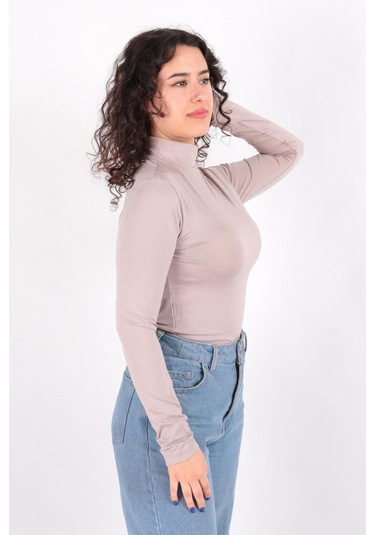 Busem W0010437 Kadın Bluz Vizon