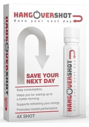 Hangovershot Save Your Next Day 25 ML x 4 Shot