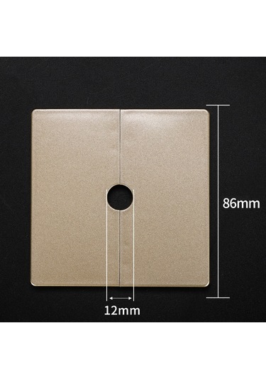Sones Kare Delik Dekorasyon Kapağı Duvar Deliği Tıkacı, Stil: 1.2cm Delik Altın
