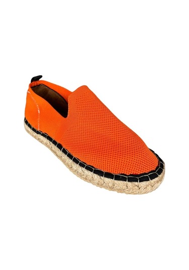 Unisex El Yapımı Triko Espadril Oranj-oranj Turuncu