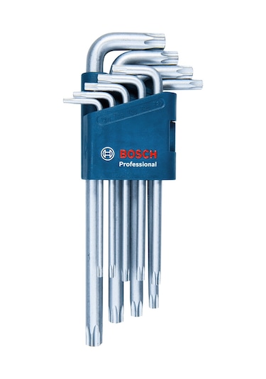 Bosch Profesyonel T10 - T50 Torx Alyan Takımı 9 Parça (10-50 mm) - 1600A01TH4