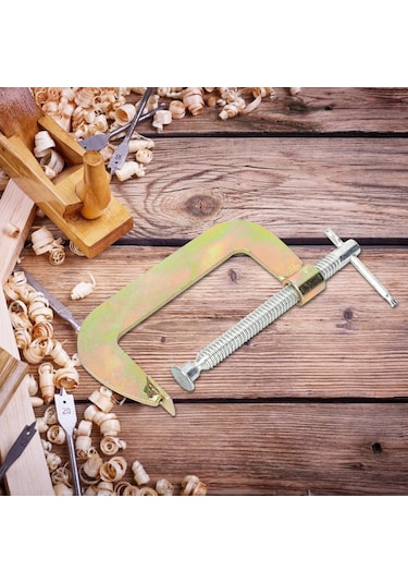 Padalink 3 Adet Karbon Çelik G Tipi İmalat Klipsi - Ahşap İşleri, Kaynaklama, Sabitleme Aracı - 3 İnç