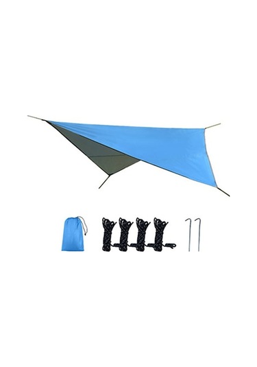 Tm-075 Su Geçirmez Çadır Outdoor Kamp Tente Mavi Mavi