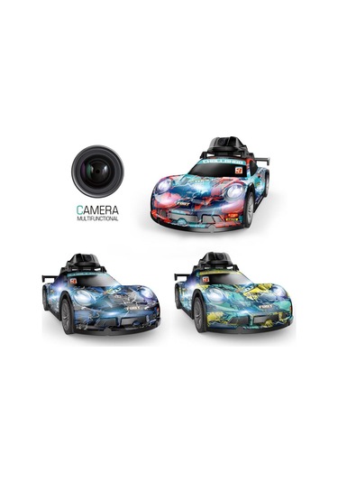 Usb Şarjlı Kameralı Oyuncak Spor Araba Turuncu - Mavi