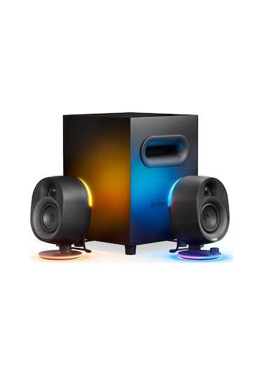 Steelseries Arena 7 RGB Aydınlatmalı 2.1 Bluetooth Oyun Hoparlörü