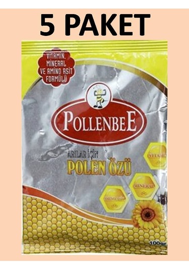 5 Paket Pollenbee 100 G Arılar İçin Polen Özü