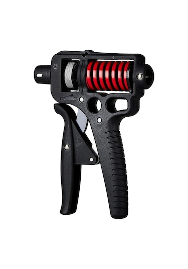 5-165kg Sayaçlı Ayarlanabilir El & Bilek Güçlendirici Profesyonel Kol Ve Kavrama Egzersiz Aleti Cks-108n Siyah