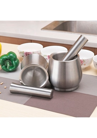 Dancemonkey Cbtx Mutfak 304 Paslanmaz Çelik Sarımsak Ezici Baharat Fasulye Ve Fındık Öğütücü, Düz Şekil Çok Renkli