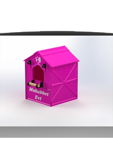 Plastik Kuş Yuvalığı Demonte 15x15x20 Pembe