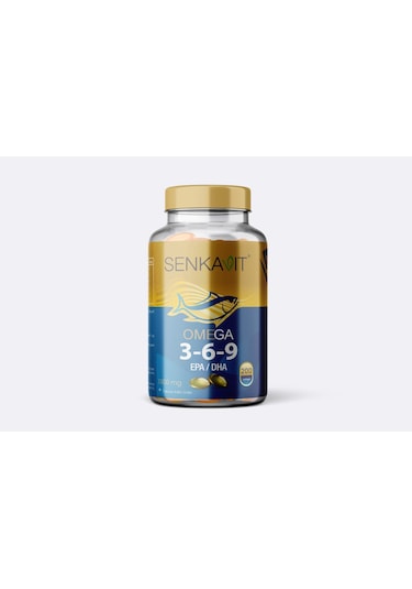 Senkavit Omega 3-6-9 İçeren Takviye Edici Gıda 200 Softgel