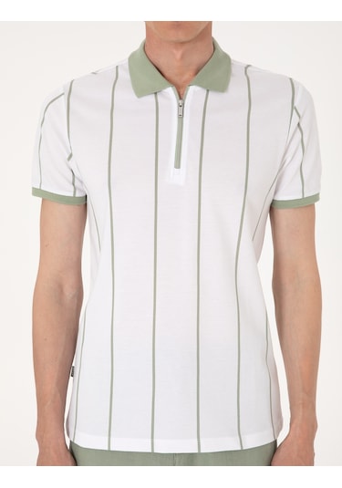 Pierre Cardin Erkek Çağla Tişört 50307519-vr016 Çağla