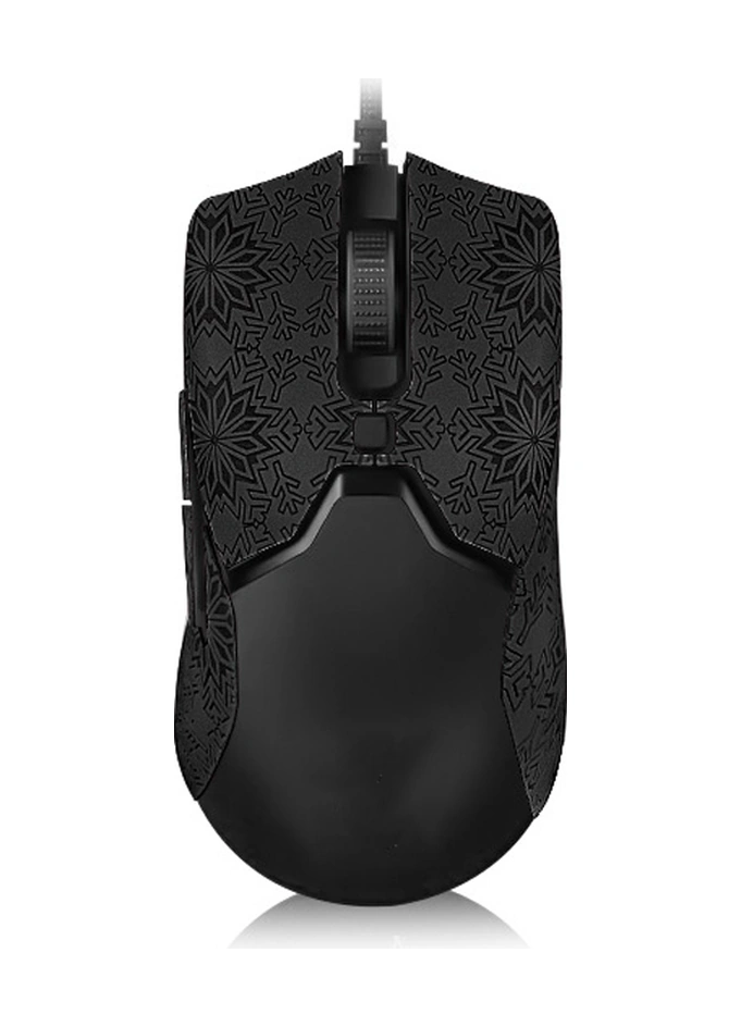 Sones Razer Viper Mini Siyah Yarım Çevresel İçin Kar Tanesi Desenli Kaymaz Fare Çıkartmaları Diğer