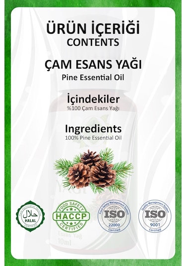 Çam Yağı Pine Essential Oil 10 Ml.