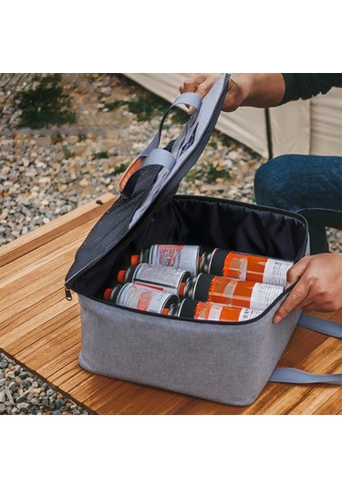 Suntek Kamp Sobası Taşıma Çantası Grill Tailgating Barbekü Gri
