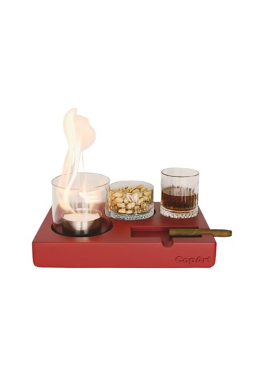 Elza Kırmızı Biyoetanol Masaüstü Şömine - 1 Lt Copart Yakıt Hediye