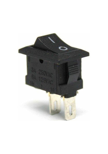Electroon Mini Işıksız Anahtar 250V 3A On-Off 2Pin - 5Adet
