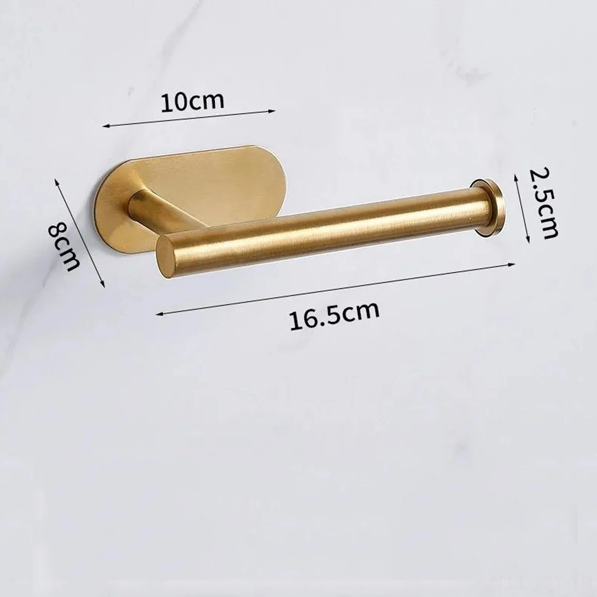 Youmex 304 Paslanmaz Çelik Duvar Tipi Tuvalet Kağıdı Tutucu, Yapıştırıcı Montaj, Paslanmaz, 2.5 Kg Yük Taşıma Kapasitesi, Modern Tasarım, Kolay Kurulum Gri