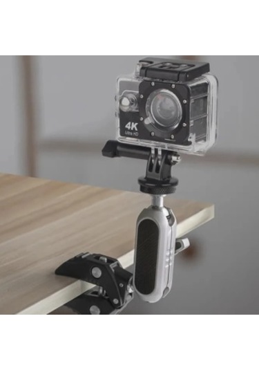 Tüm Aksiyon Kameralarına Uyumlu Çok Foksiyonlu Motor Klips Apara