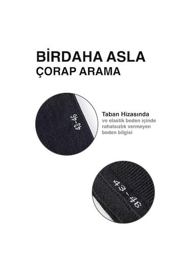 Giorgina Ferri 10'lu Kutu Bambu Premium Dikişsiz Bay - Sneaker Çorap