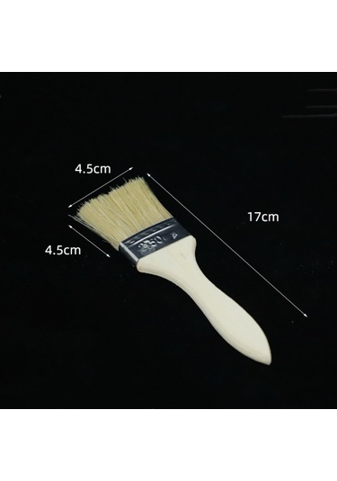 Moveevo Ahşap Saplı, Doğal Tüylü 3'lü Boya Fırçası Seti 20mm, 45mm, 67mm - Ev Tamiri, Yapı Projeleri Ve Sanat Çalışmaları İçin Dayanıklı Kullanim Çok Renkli