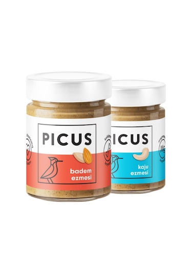 Picus Badem Ezmesi 195 G +  Kaju Ezmesi 195 G
