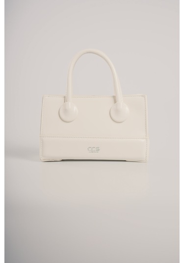 Ççs Kadın El Çantası Ccs18034 Beyaz Beyaz