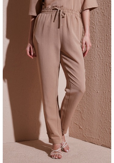 Fashion Friends Bayan Pantolon 25y0550k1 Bej Bej