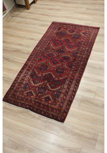 Belliç El Dokuma Yün Halı - Leh1004750176 Kırmızı