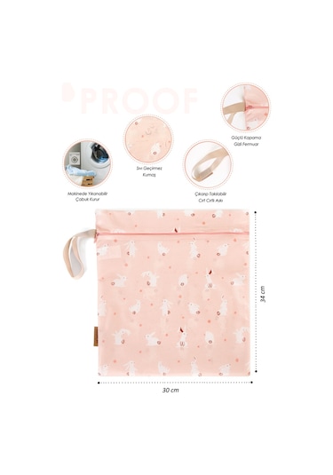 Proof Kirli Temiz Çantasi Pastel Çok Renkli