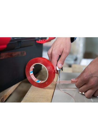 Tesa Çift Taraflı Bant, 66965 Şeffaf Filmik, 5m X 19mm