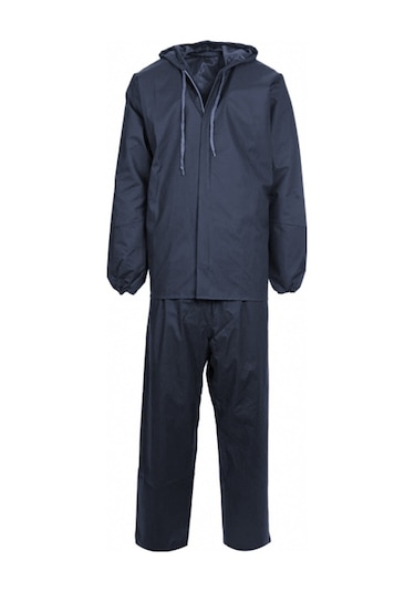 Savex Fermuarlı Takım Balıkçı Yağmurluk Lacivert Brs.003 Çok Renkli