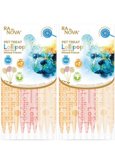 Ranova Köpekler İçin Karışık Lezzetli Lolipop 2'li 6 x 8 G